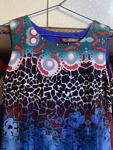 Printed Straight Long Dress