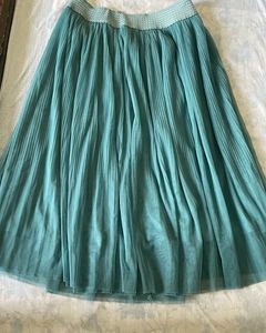Green Tulle Skirt