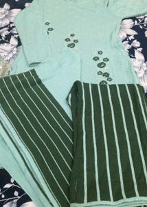 Woolen 3 Piece Kurta Set