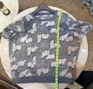 Cute Polar Bear Print Sweatshirt