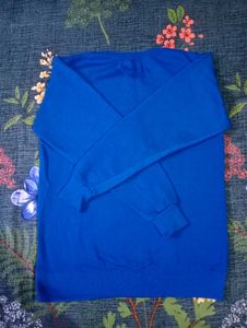 New York Blue Graphic Sweatshirt