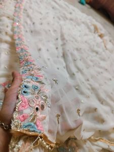 beutiful saree mirror work 😍