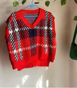 Red Vest Sweater