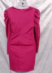 Chic Pink V-Neck Mini Dress💕