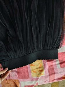 Beautiful Lace Black Net Skirt