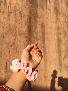 Colorful Crochet Scrunchies