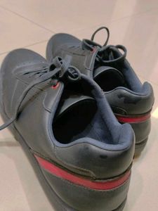Mochi Black Leather Sneakers