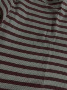 Striped Ribbed Top