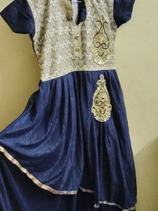 Elegant Navy Blue Dress