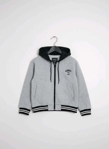 Gray Varsity Hoodie