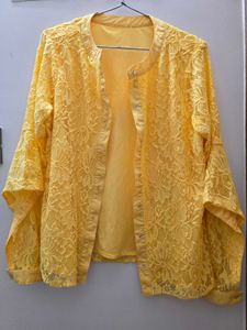 Yellow Lace Top
