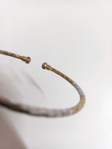 Two-Tone Bangle Bracelet