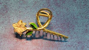 Floral Hair Claw Clip