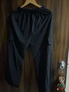 Black Parachute Cargo Pants