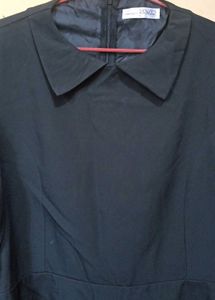 Black Peter Pan Collar Dress