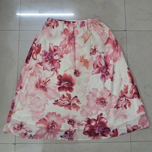 Floral Print Skirt