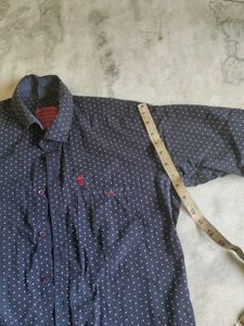 38-40 Slim Fit Blue Men Shirt