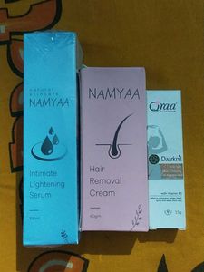 NamIntimate Lightning Serum And Hair Removal Cream