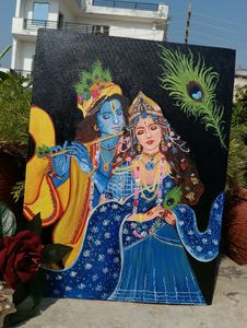 Radha Krishn Painting