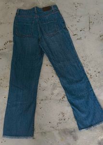 Blue Straight Leg Jeans
