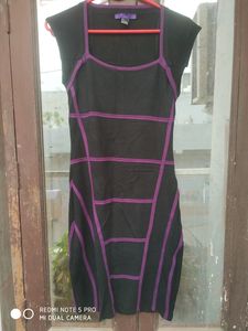 Black &amp; Purple Color Dress