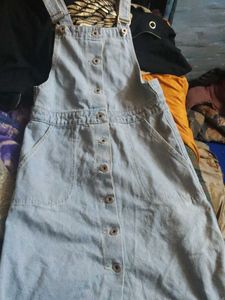 Denim Button-Down Dress