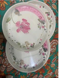 3 Flowers Print Plate Only @ RS 200