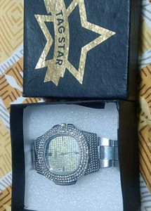 Sekou White 🤍 Diamond Men&#39;s Watch