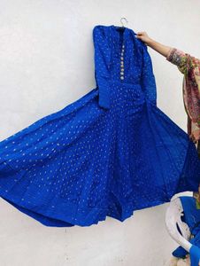 Elegant Blue Kurta Set &amp; Dupatta
