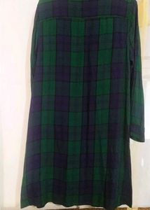 Plaid Shirt Dress