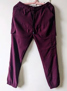 Burgundy Cargo Pants