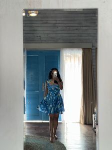 Blue Floral Sundress