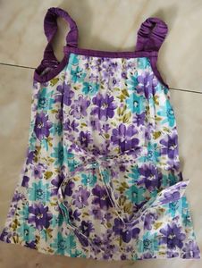 Combo Of 3 ...dress And cotton jumpsuit for summer wear... kids Aged 2-4 can wear it...