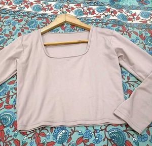 Long Sleeve Crop Top