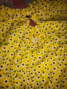 Yellow Coloured Beautiful Top