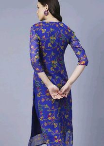 Georgette chikankari embroidered kurta 💕