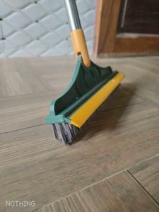 2in1 Floor Scrub Brush with Long Adjustable Handle