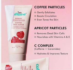 mCaffeine Berries Brightening Coffee Face Scrub