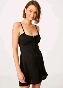 Chic Black Mini Dress-Wild Fable