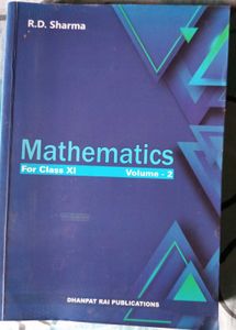 RD Sharma maths Class 11 (Volume 2)