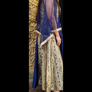 Blue &amp; Gold Gown (price drop)