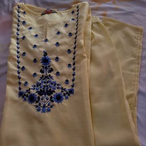 Embroidered Kurta Set