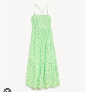 Marks &amp; spencer cotton Green Beach dress