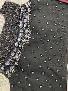 Elegant Maroon Ready-to-Wear Saree