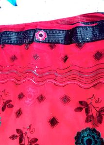 Floral Print Saree