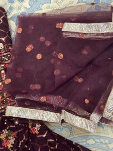 Purple Embroidered Salwar Kameez Suit