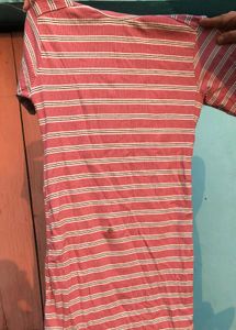 STRIPPED TSHIRT DRESS