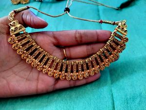Antique Gold-Tone Jewelry Set