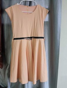 Combo Purple SunDress with Nude Colour Dress