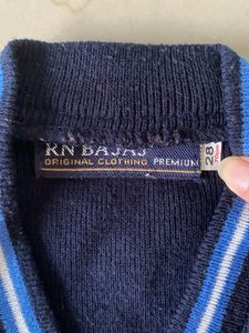 Navy Blue Kids Pullover Sweater 4-6 years